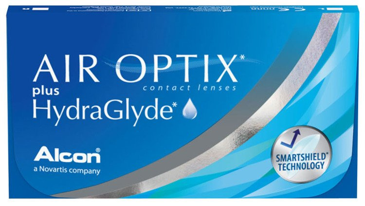 Contact Lenses AIR OPTIX PLUS HYDRAGLYDE (3 pieces)
