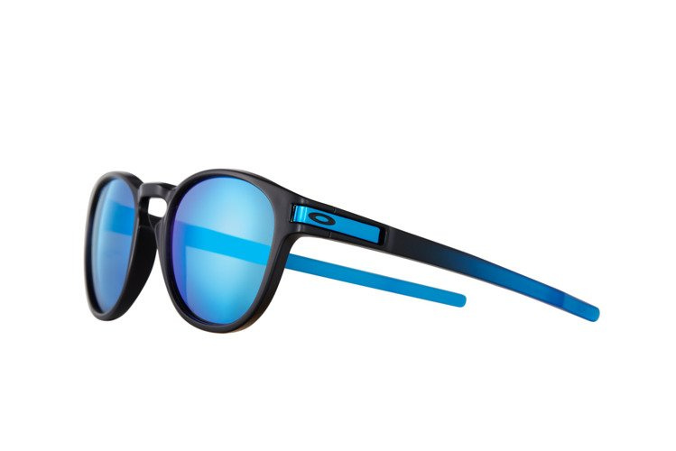 Oakley Sunglasses LATCH PRIZM™ SAPPHIRE FADE COLLECTION Matte Black / Prizm Sapphire Polarized OO9265-1853