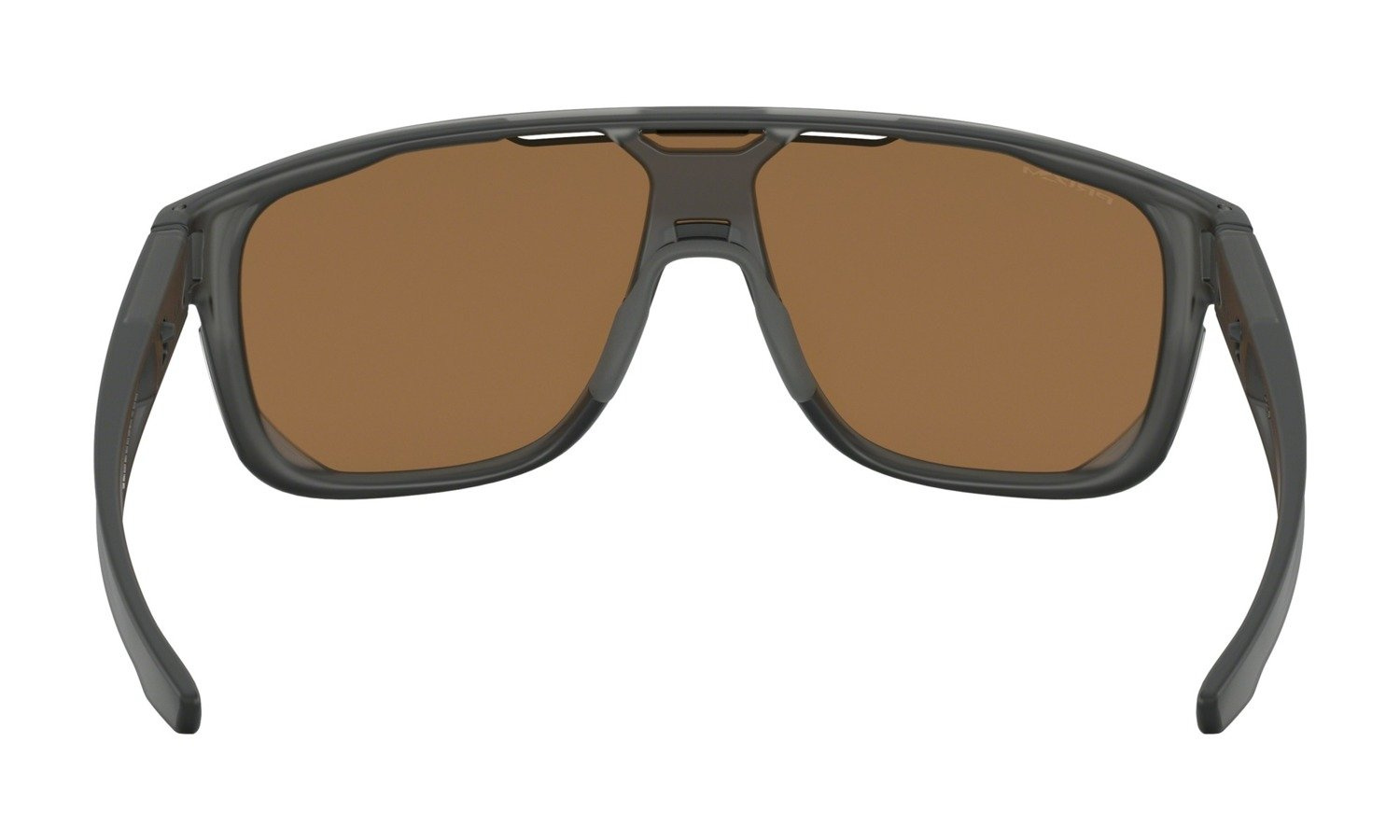 Oakley Okulary przeciwsłoneczne CROSSRANGE SHIELD Matte Grey Smoke/Prizm Ruby OO9387-13