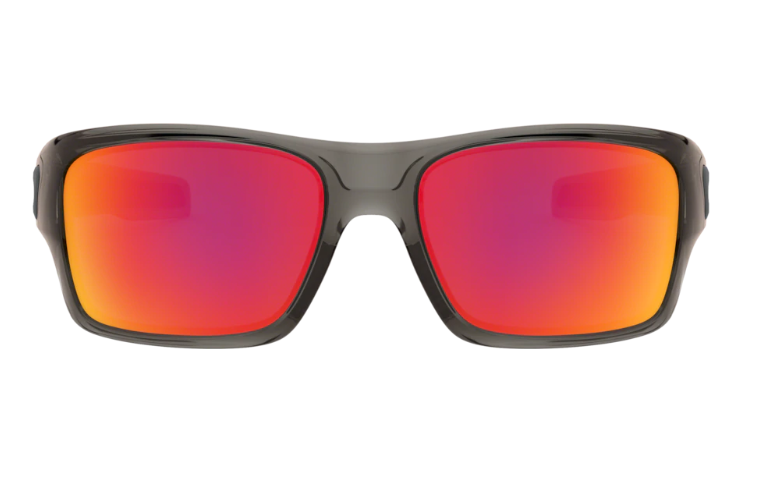 Oakley Okulary przeciwsłoneczne Dziecięce TURBINE XS Gray Smoke / Ruby Iridium OJ9003-04