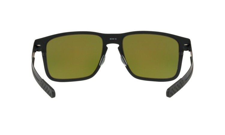 Oakley Sunglasses HOLBROOK METAL Matte Black/Prizm Ruby OO4123-12