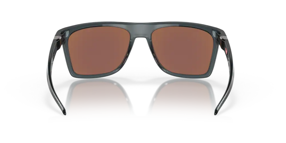 Oakley Sunglasses LEFFINGWELL Crystal Black, Prizm Deep Water Polarized OO9100-05