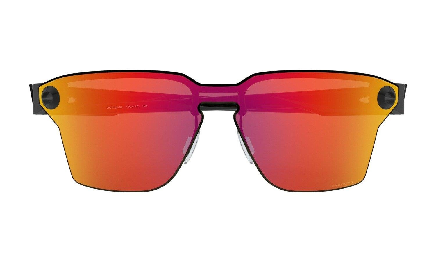 Oakley Sunglasses LUGPLATE Polished Black/Prizm Ruby OO4139-04