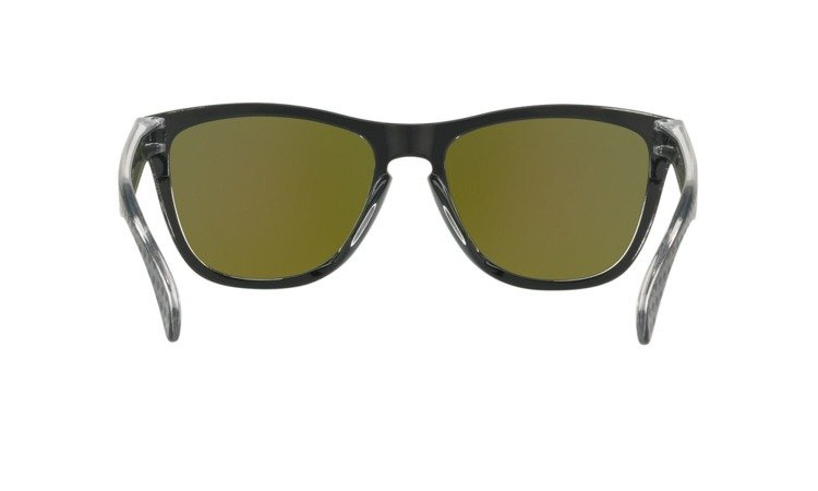 Oakley Sunglasses FROGSKINS DarkCarbon Woven/Violet Iridium OO9013-B9