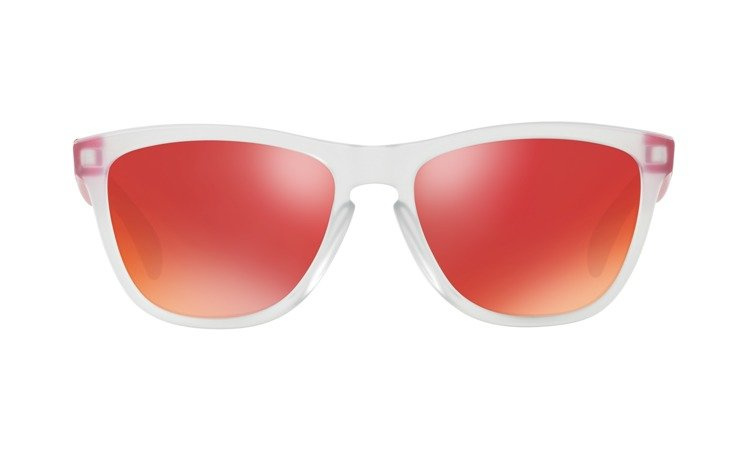 Oakley Okulary FROGSKINS Matte Clear / Torch Iridium OO9013-B3