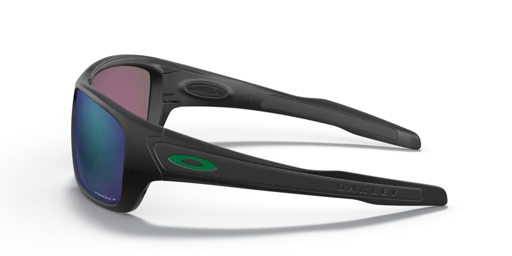 Oakley Sunglasses TURBINE Matte Black/Prizm Jade Polarized OO9263-45