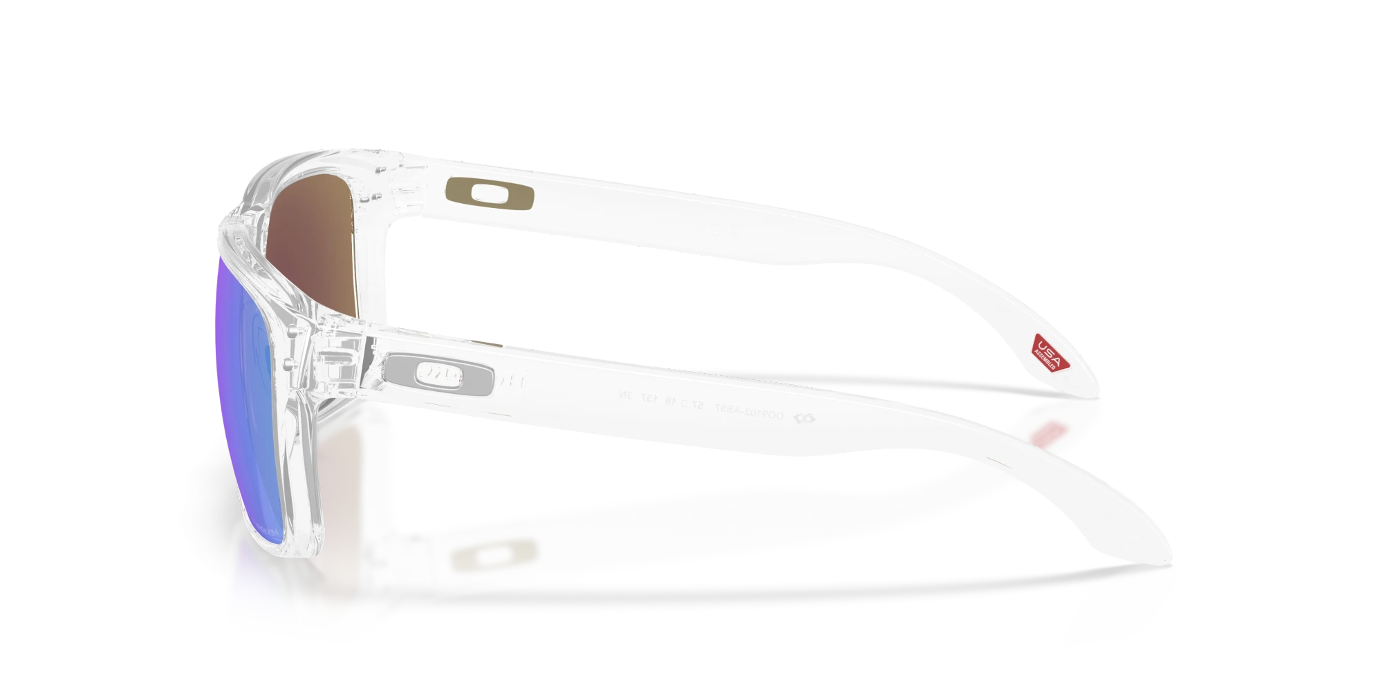 Oakley Okulary przeciwsłoneczne HOLBROOK Clear/Prizm Sapphire OO9102-AS