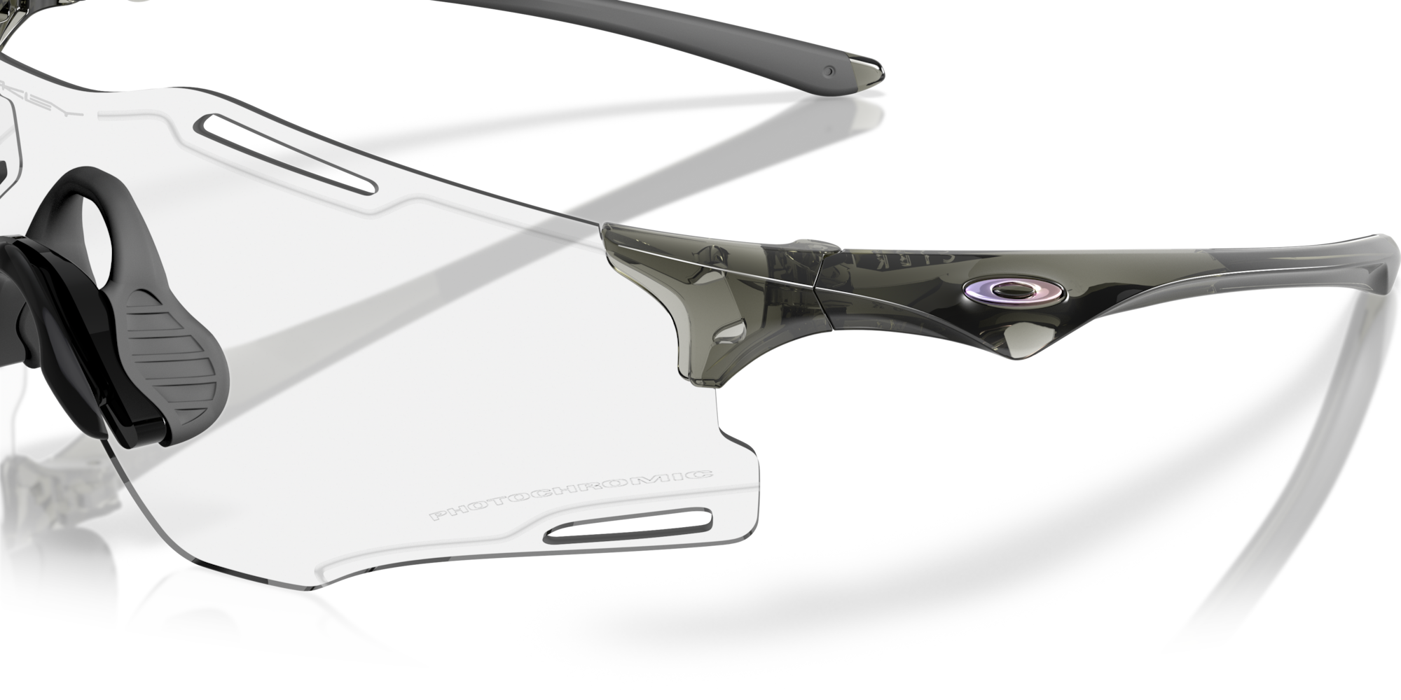 Oakley Okulary przeciwsłoneczne CYBR ZERO Polished Black / Clear To Black Iridium Photochromic OO9512D-06