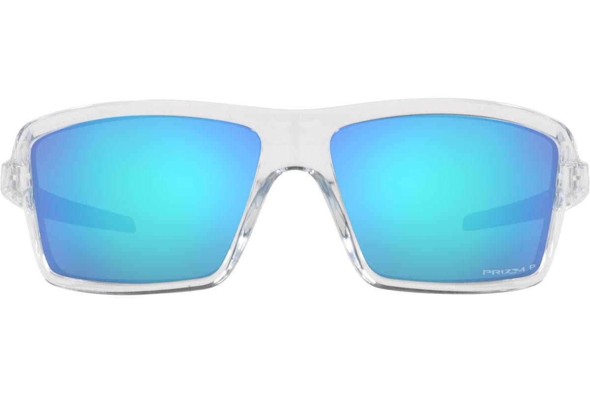 Oakley Okulary przeciwsłoneczne CABLES OO9129-05 Polished Clear, Prizm Sapphire Polarized