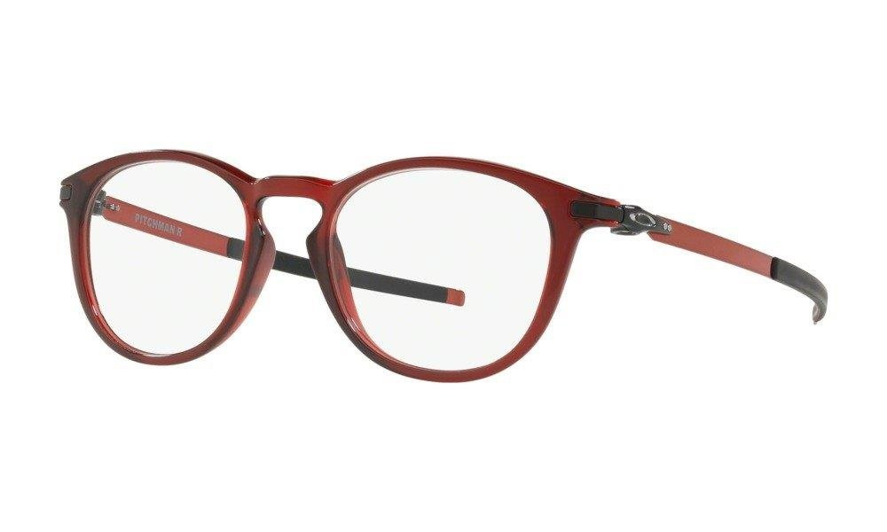 Oakley Oprawy korekcyjne PITCHMAN R Trans Brick Red/Clear OX8105-11
