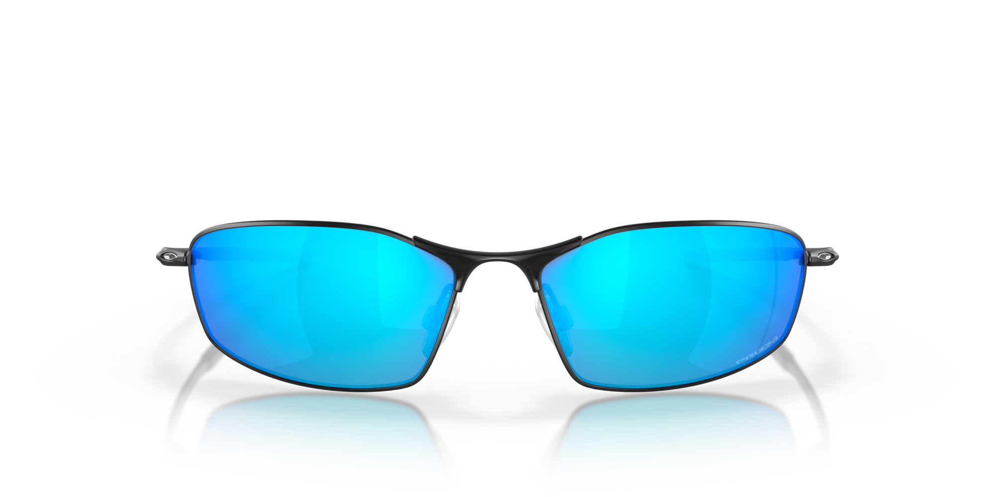 Oakley Okulary przeciwsłoneczne WHISKER Satin Black / Prizm Sapphire OO4141-14