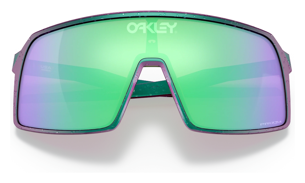 Oakley Okulary przeciwsłoneczne SUTRO Green Purple Splatter/Prizm Road Jade OO9406-59