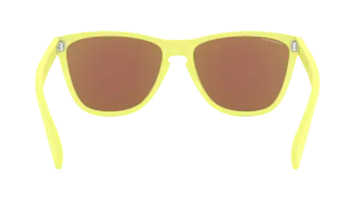 Oakley Okulary przeciwsłoneczne FROGSKIN 35th ANNIVERSARY Matte Neon Yellow/Prizm Sapphire OO9444-03