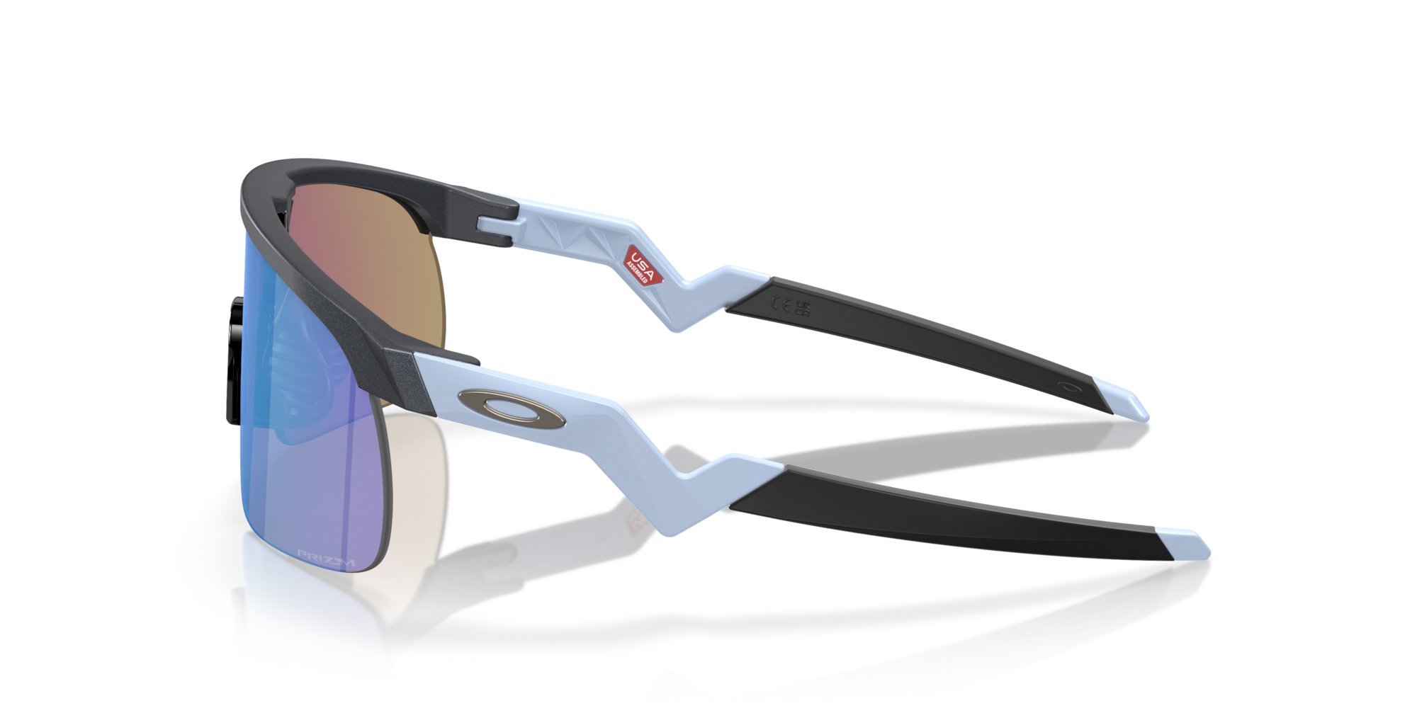 Oakley Dziecięce Okulary przeciwsłoneczne RESISTOR Blue Steel / Prizm Sapphire OJ9010-16