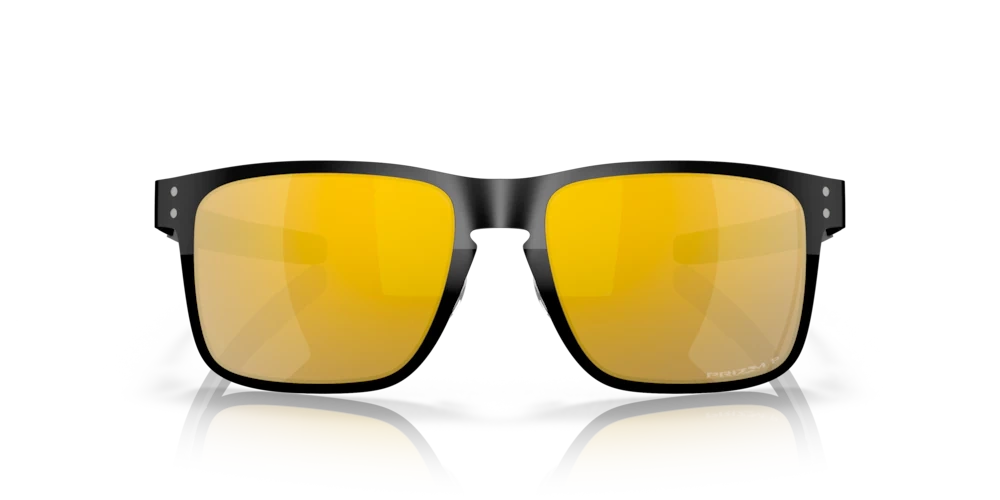 Oakley Sunglasses HOLBROOK METAL Polished Black/Prizm 24k PolarizedOO4123-20