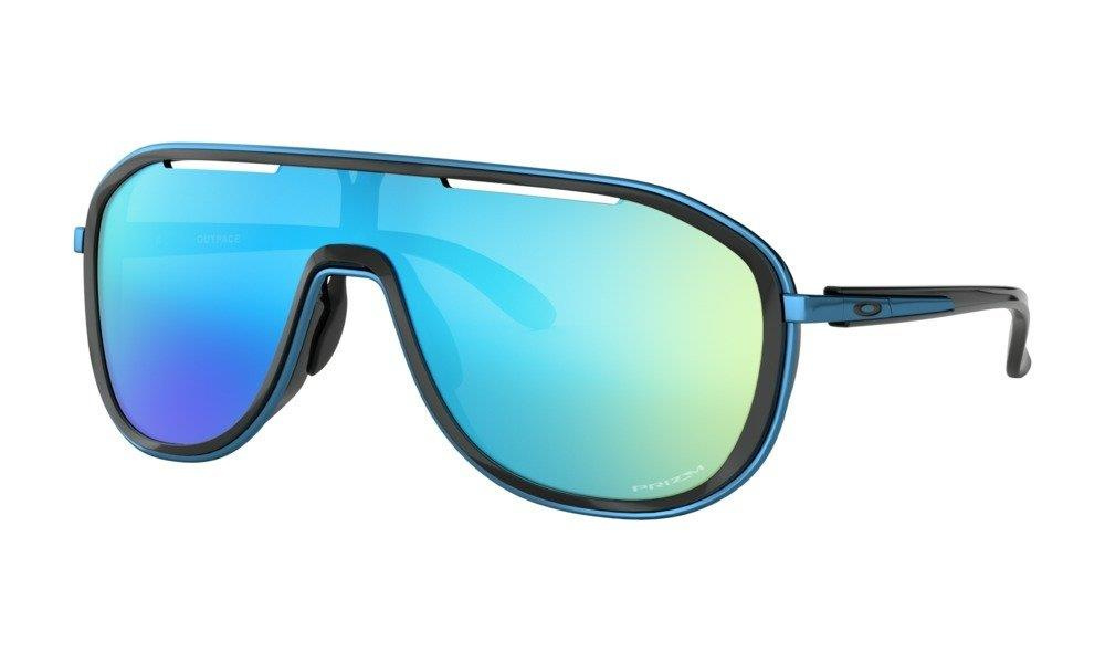 Oakley Okulary przeciwsłoneczne OUTPACE Polished Black/Prizm Sapphire OO4133-03