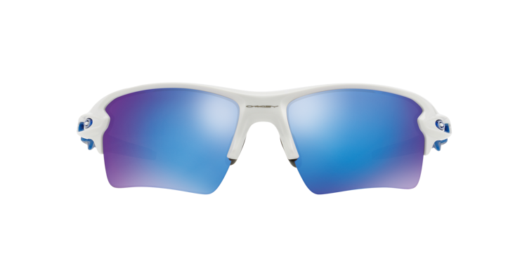Oakley Sunglasses FLAK 2.0 XL Polished White/Sapphire Iridium OO9188-20