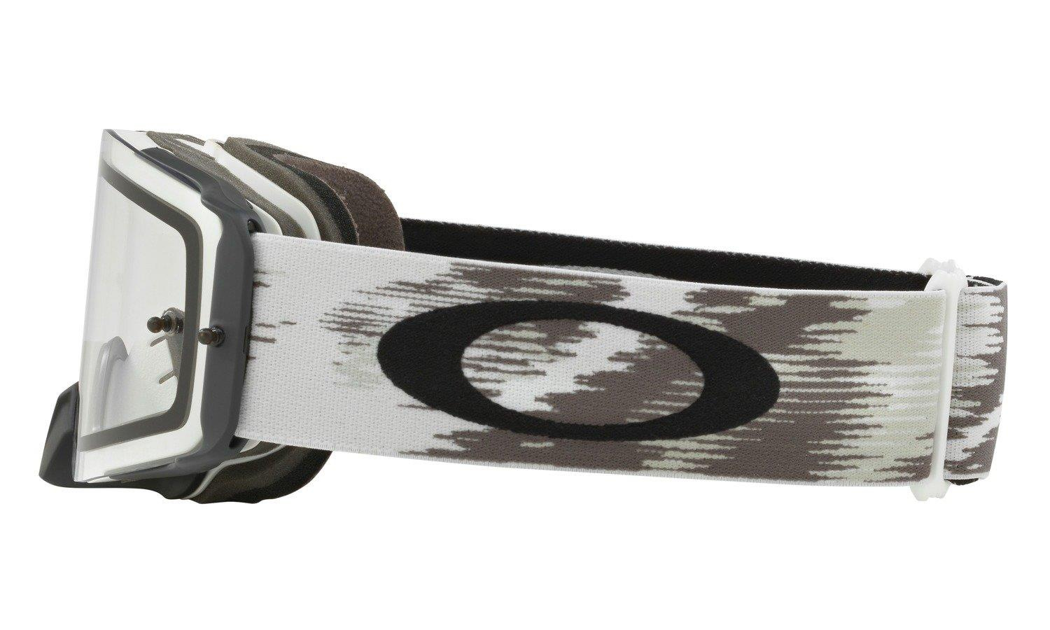 Gogle FRONT LINE MX/MTB Matte White Speed/Clear OO7087-05