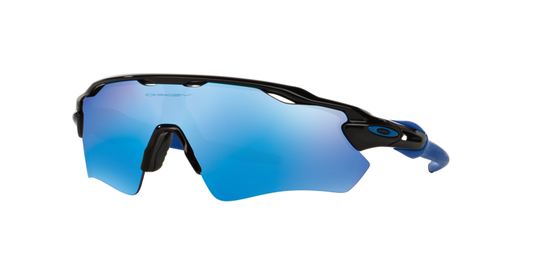 OAKLEY Sunglasses RADAR EV PATH Polished Black / Sapphire Iridium OO9208-20