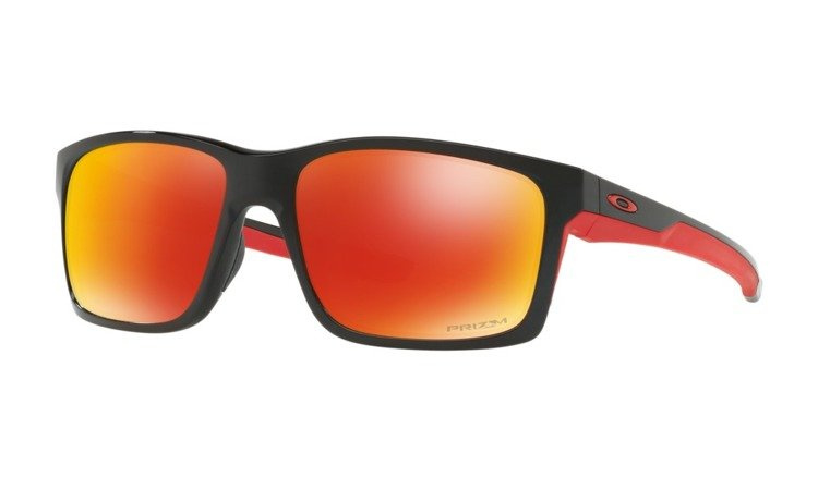 Oakley MAINLINK Polished Black/Prizm Ruby Polarized OO9264-35