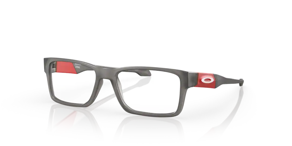 Oakley Okulary korekcyjne DOUBLE STEAL Junior Satin Grey Smoke OY8020-02
