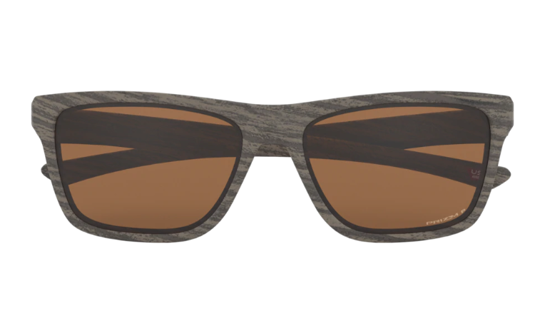 Oakley Okulary przeciwsłoneczne HOLSTON Woodgrain/Prizm Tungsten Polarized OO9334-22