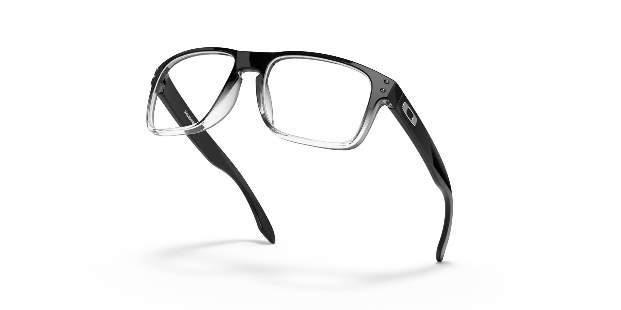 OAKLEY Optical Frame HOLBROOK RX Polished Black Clear Fade/Clear OX8156-06