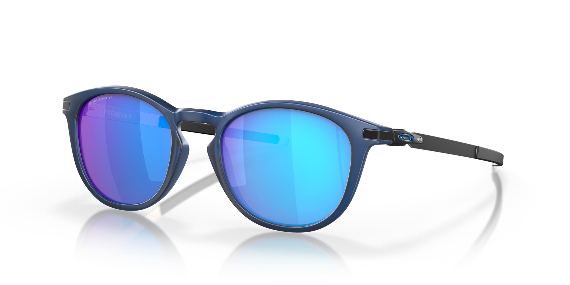 Oakley Okulary przeciwsłoneczne PITCHMAN R Matte Translucent Blue/Prizm Sapphire Polarized OO9439-13