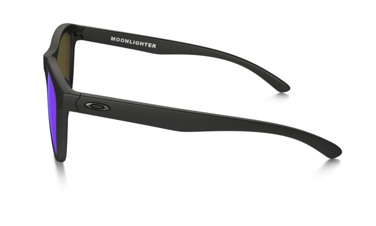 Oakley Sunglasses MOONLIGHTER Matte Black/Sapphire Iridium Polarized OO9320-11