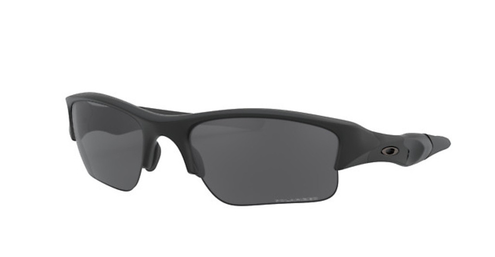 Oakley Sunglasses FLAK JACKET XLJ Matte Black/Grey Polarized OO9009 11-435