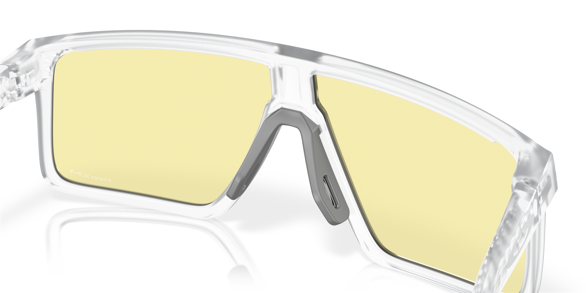 Oakley Okulary przeciwsłoneczne HELUX Matte Clear/Prizm Gaming OO9285-04