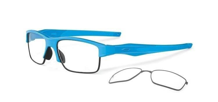 Oakley Optical frame Crosslink Switch Brushed aluminium demo lens OX3128-04