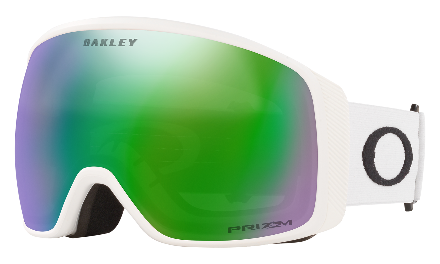 OAKLEY Gogle Snow FLIGHT TRACKER XL Matte White/Prizm Snow Jade Iridium OO7104-13