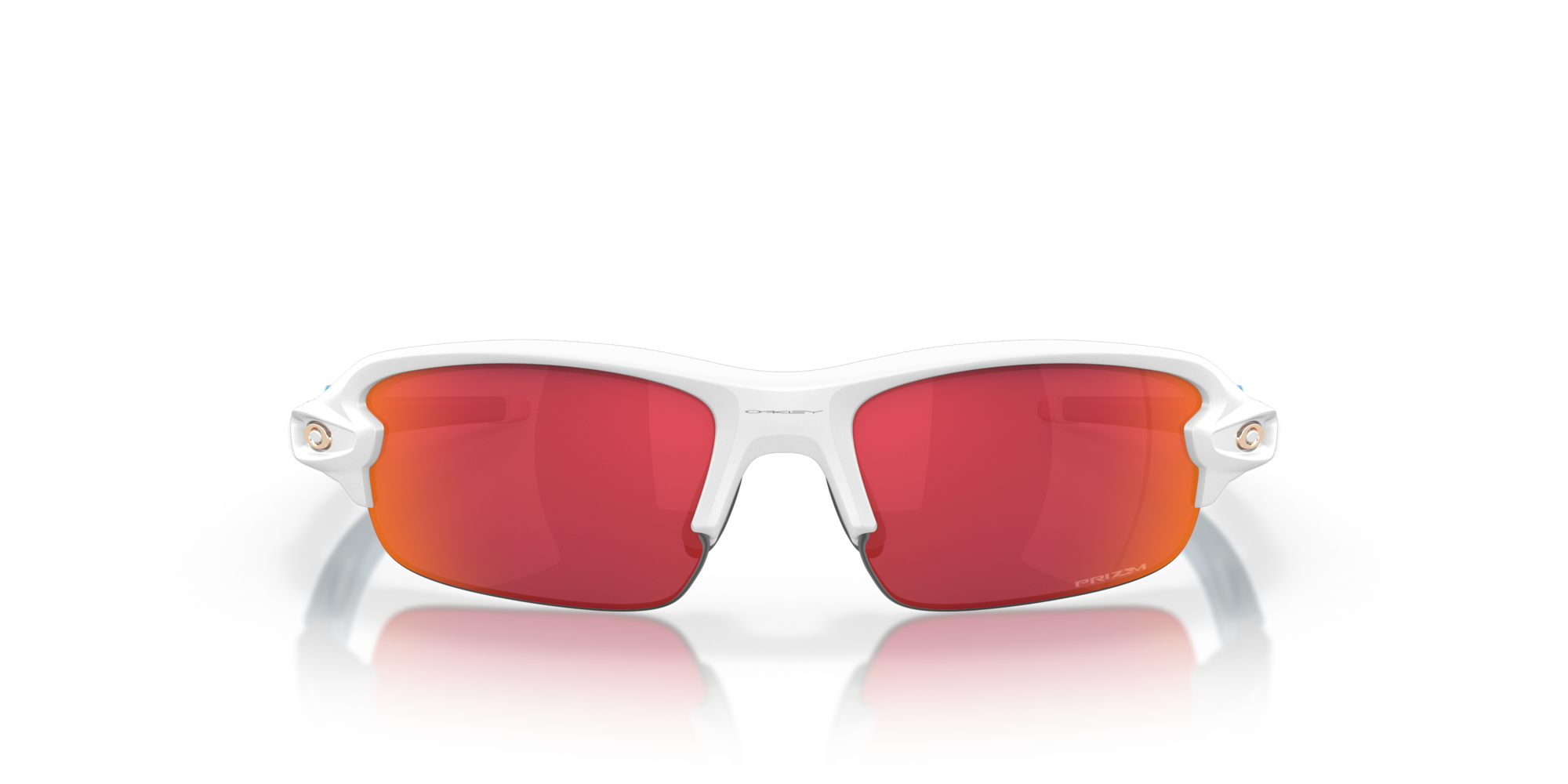 Oakley Okulary przeciwsłoneczne Flak XXS Matte White, Prizm Field OJ9008-13