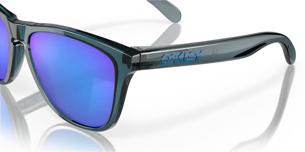 Oakley Sunglasses FROGSKINS Crystal Black / Prizm Sapphire Polarized OO9013-F6