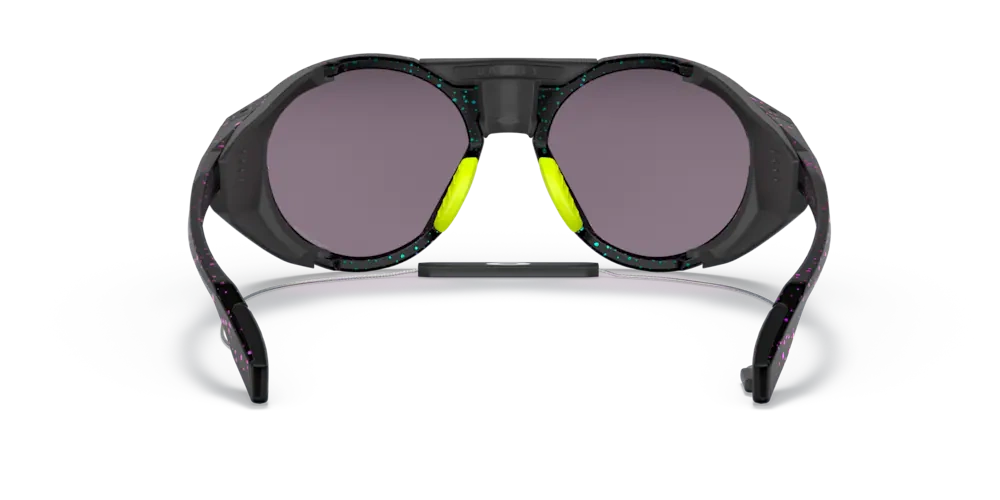 Oakley Sunglasses CLIFDEN Black Green Purple Splatter/Prizm Grey OO9440-17