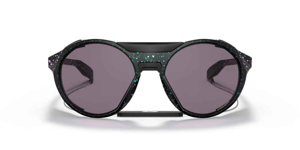 Oakley Sunglasses CLIFDEN Black Green Purple Splatter/Prizm Grey OO9440-17