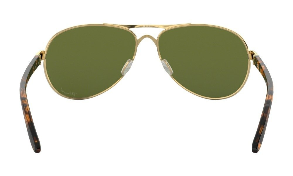 Oakley Okulary przeciwsłoneczne FEEDBACK Polished Gold/Violet Iridium Polarized OO4079-18