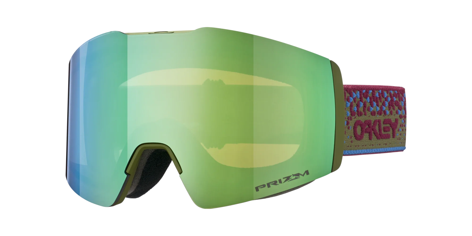 OAKLEY Goggles Snow FALL LINE M Dark Brush Ember / Prizm Jade Iridium OO7103-66