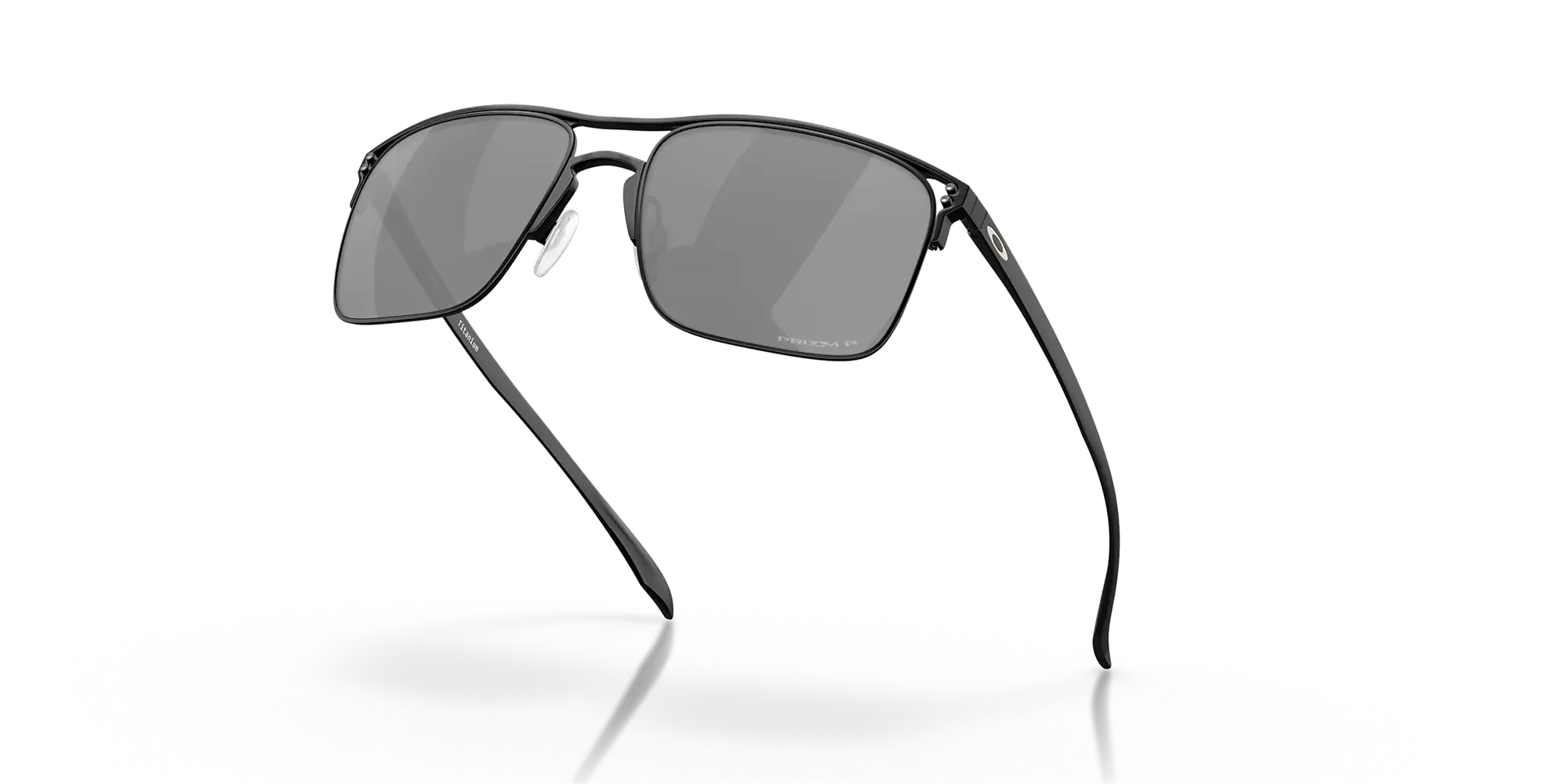 Oakley Okulary przeciwsłoneczne HOLBROOK TI Satin Black, Prizm Black Polarized OO6048-02