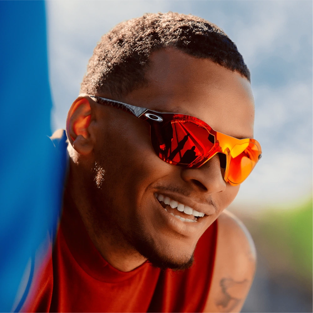 Oakley Okulary przeciwsłoneczne Re:SubZero Carbon Fiber, Prizm Ruby OO9098-02