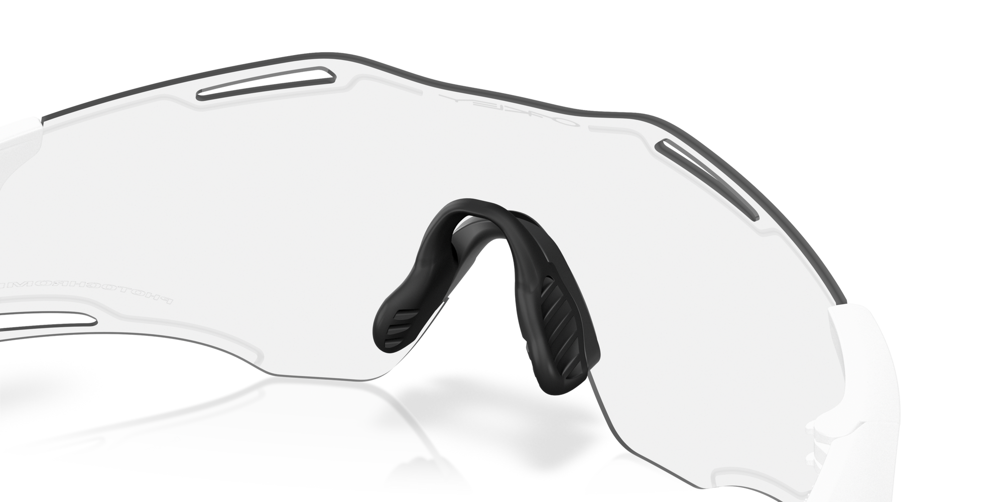 Oakley Okulary przeciwsłoneczne CYBR ZERO Matte White / Clear To Black Iridium Photochromic OO9512D-01