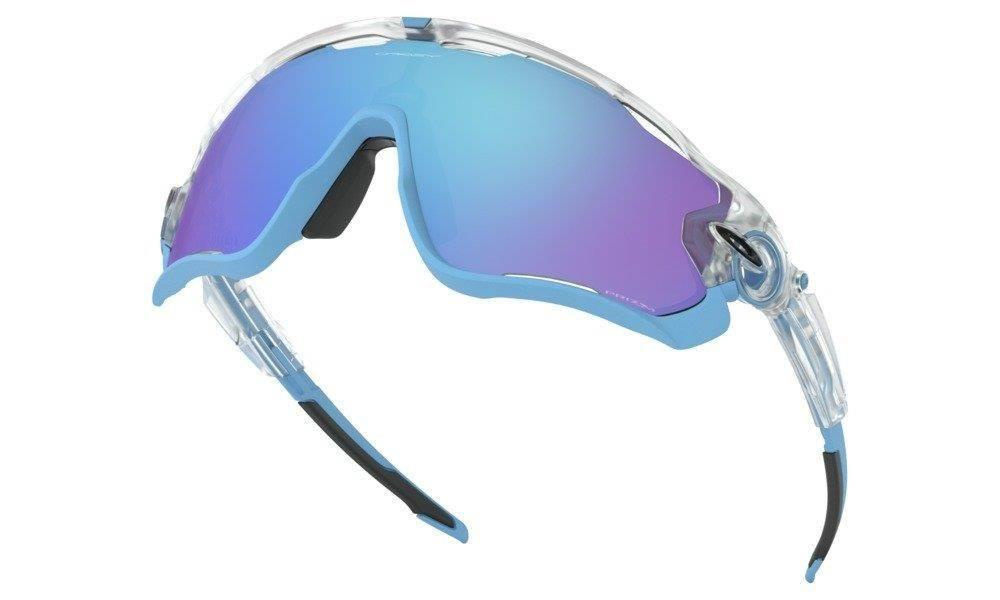 Oakley Okulary przeciwsłoneczne JAWBREAKER Matte Clear/Prizm Sapphire OO9290-40