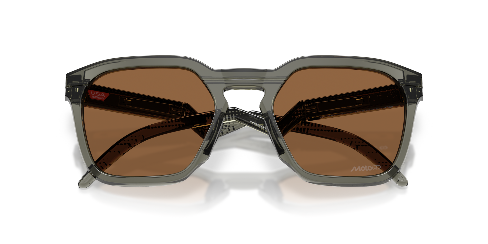 Oakley Okulary przeciwsłoneczne HSTN SQ MotoGP™ Collection Grey Smoke / Prizm Bronze OO9533-08