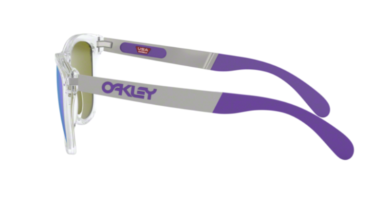 Oakley Okulary przeciwsłoneczne FROGSKINS MIX Violet Clear / Violet Iridium Polarized OO9428-06