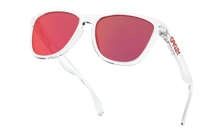 (OUTLET)* OAKLEY Sunglasses FROGSKINS Polished Clear / Torch Iridium OO9013-A5