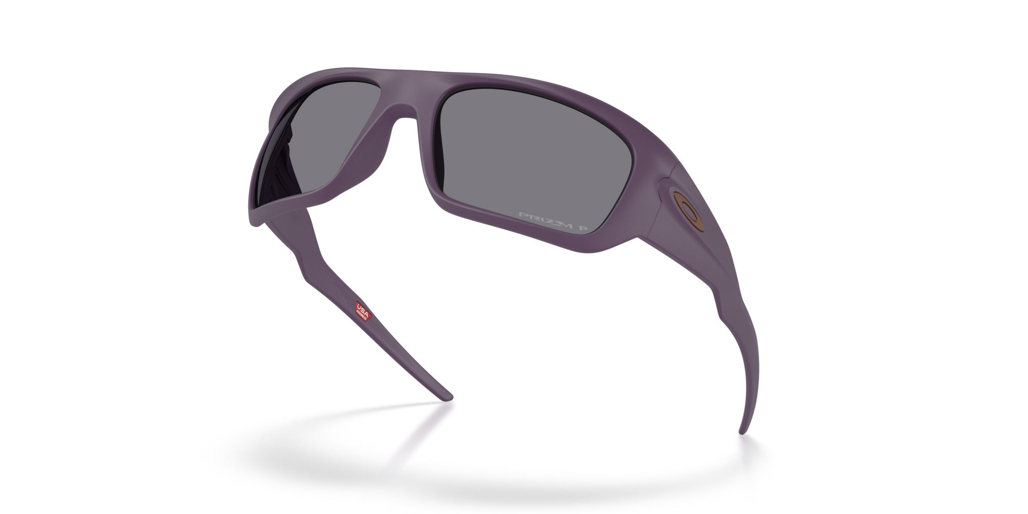 Oakley Okulary przeciwsłoneczne MASSETER Obscura Collection Matte Aubergine/Prizm Grey Polarized OO9486-19