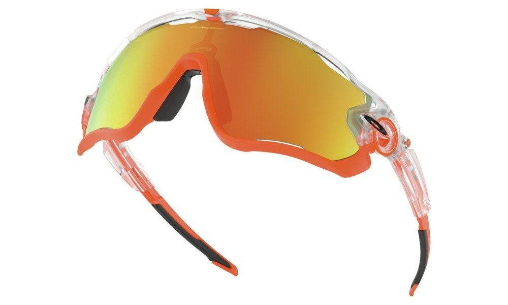 Oakley Okulary przeciwsłoneczne JAWBREAKER Matte Clear/Fire Iridium OO9290-37