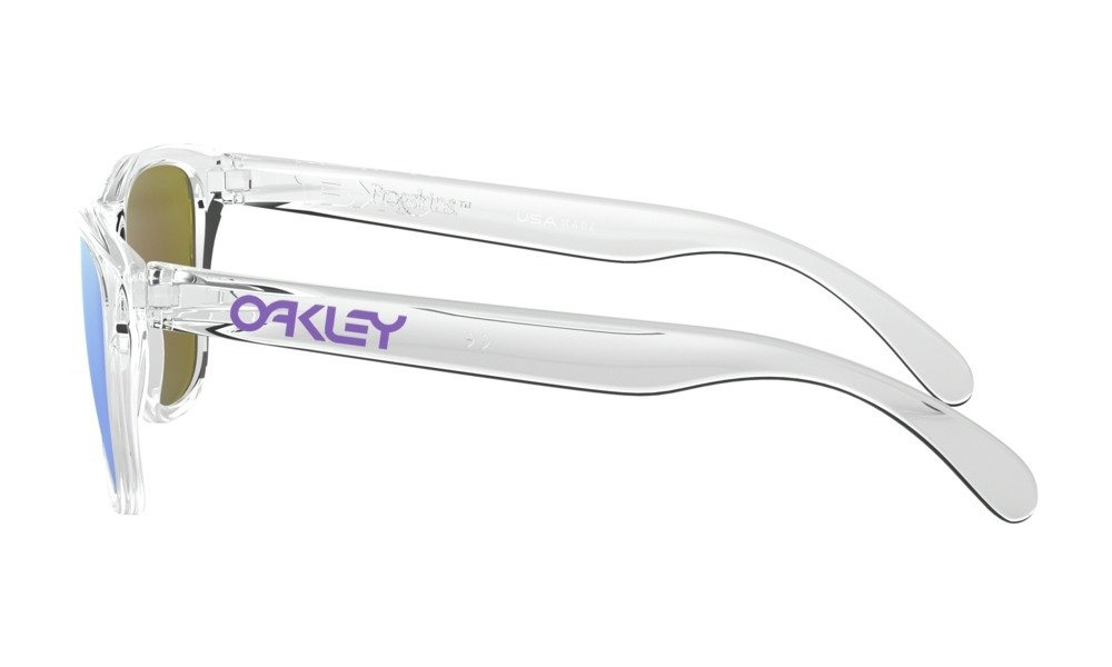 Oakley Okulary przeciwsłoneczne Dziecięce FROGSKINS XS Polished Clear/Violet Iridium OJ9006-03