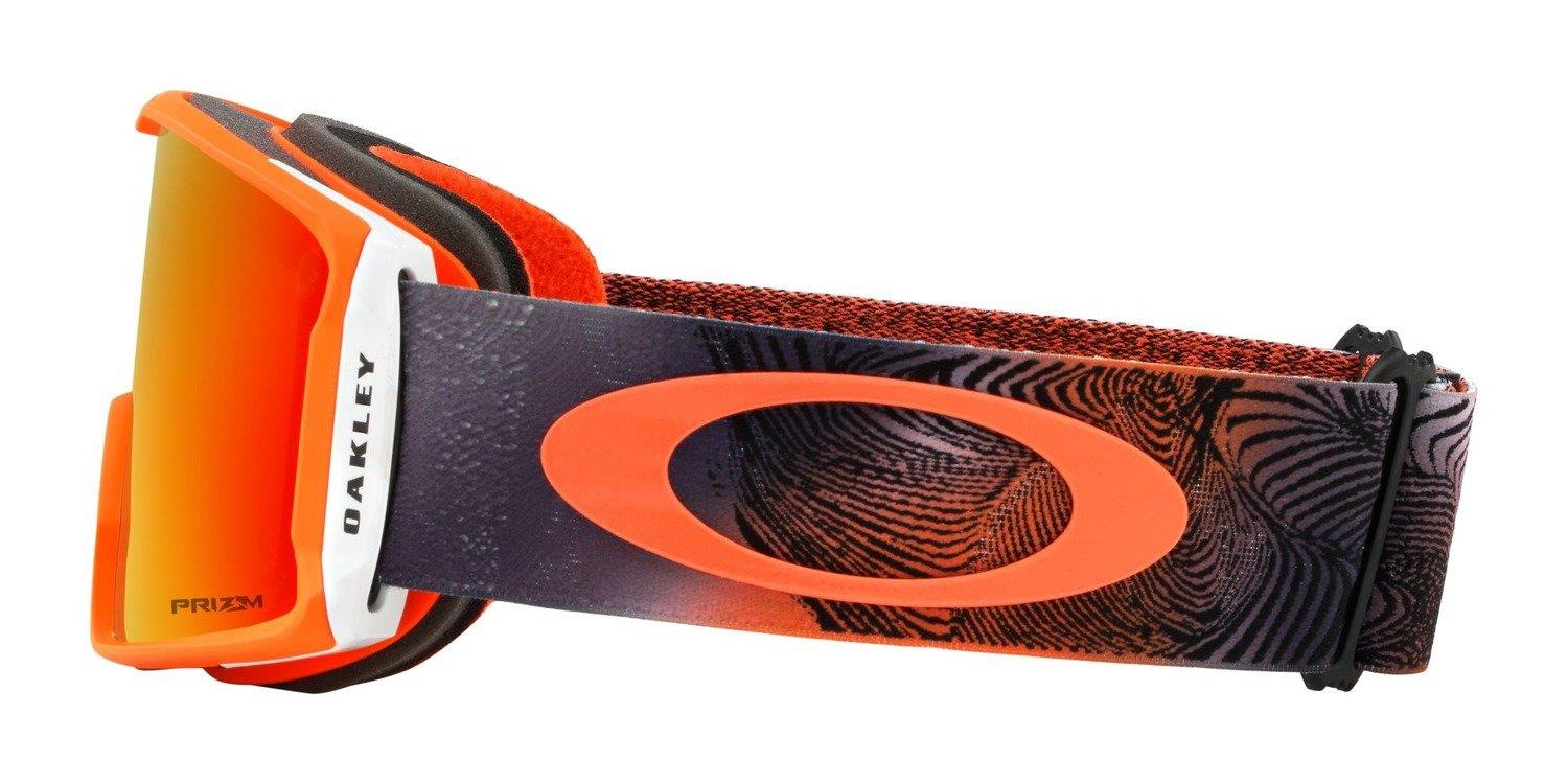Oakley Gogle Line Miner Mystic Flow Neon Orange / Prizm Snow Torch Iridium OO7070-37